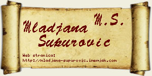 Mlađana Supurović vizit kartica